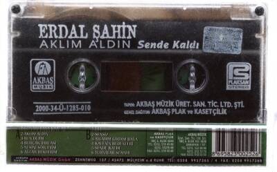 Erdal Şahin - Aklım Aldın Sende Kaldı (Alman Baskı) Kaset KST13754 - 2