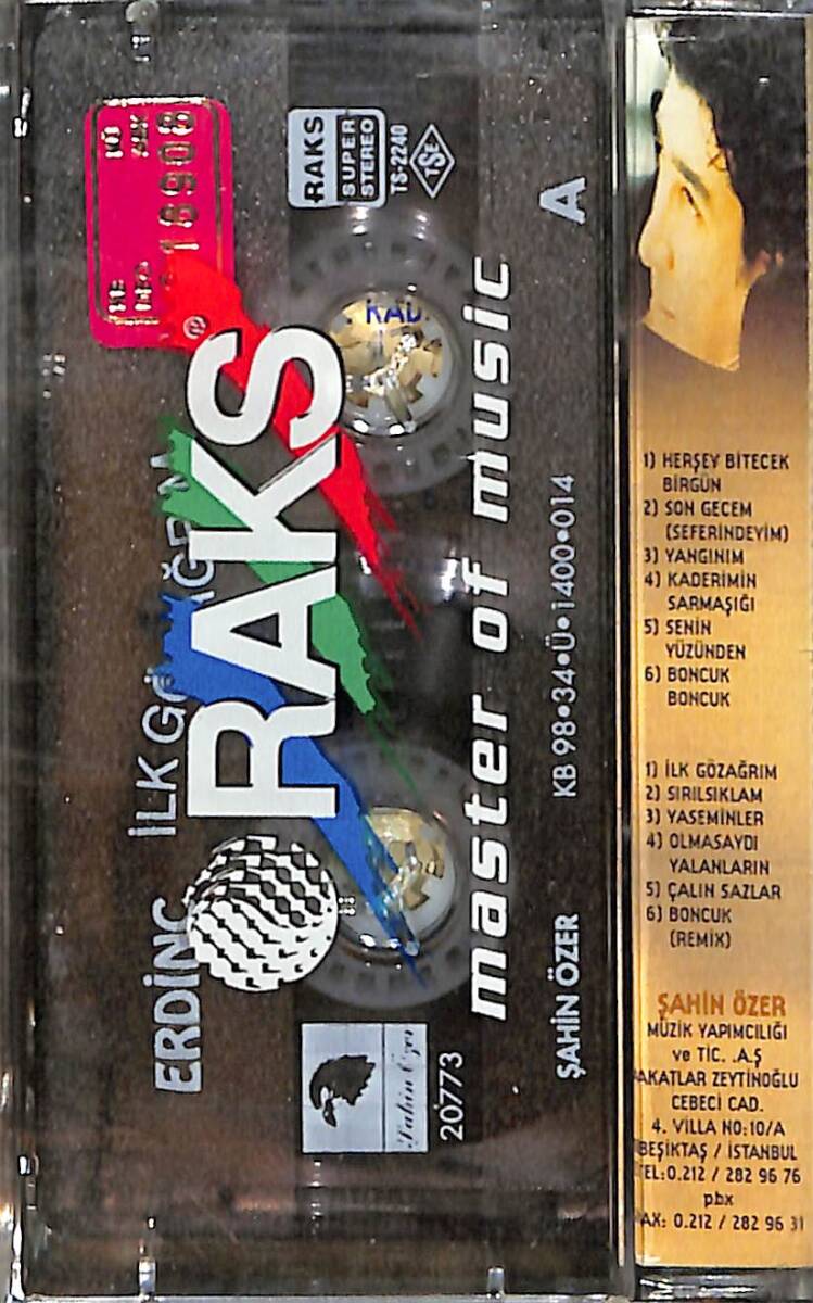 Erdinç - İlk Gözağrım Kaset (Sıfır) KST28014 - 2