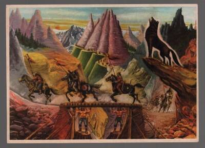 Ergenekon Destanı Orta Boy Kartpostal KRT5263 - 2