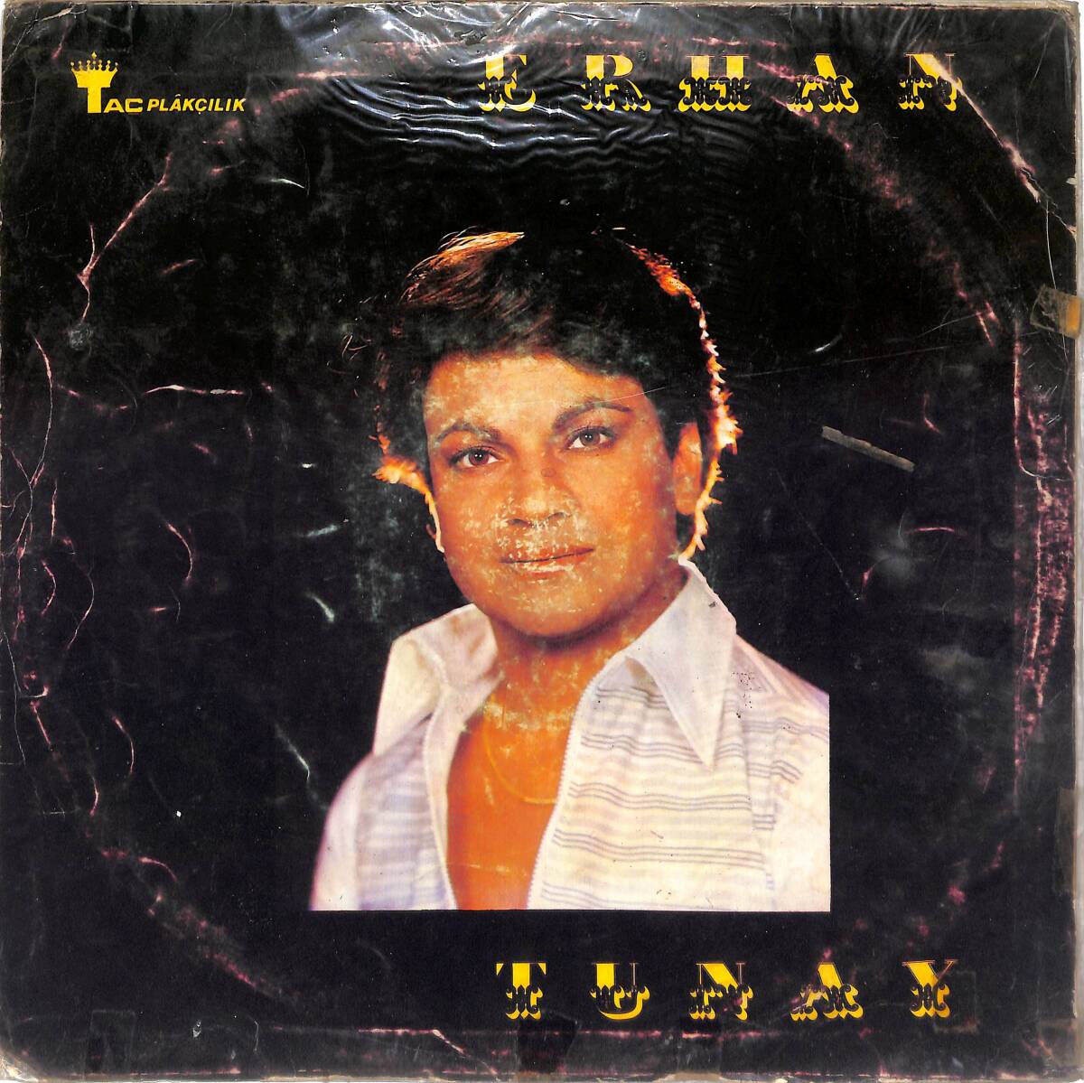  Erhan Tunay – Özlem | Taç Plakçılık 33'lük LP (Long Play) PLAK (10/8) ''Orijinal Dönem Baskı '' *Türk Halk Müziği Klasiği* PLK28173 - 1