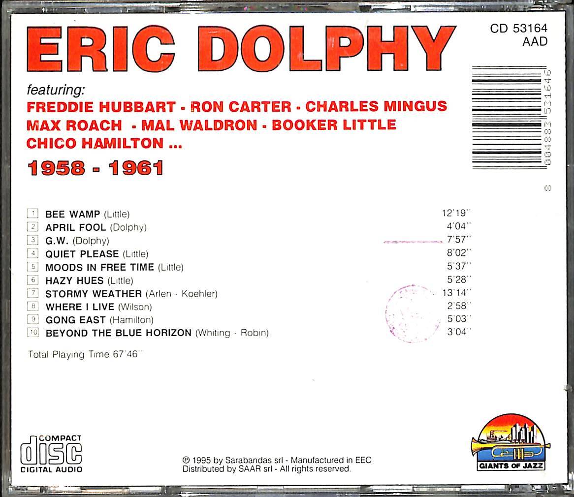 Eric Dolphy - 1958-1961 CD (İkinci El) CD4498 - 2