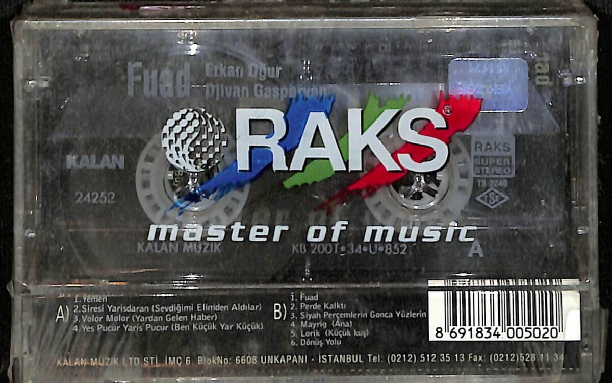 Erkan Oğur&Djivan Gasparyan - Fuad Kaset (Sıfır) KST28392 - 2
