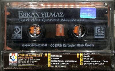 Erkan Yılmaz - Geri Dön Çarem / Nerdesin Kaset (İkinci El) KST22354 - 2