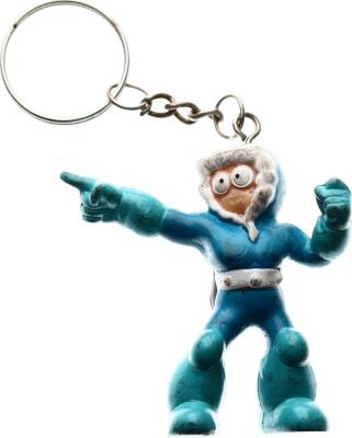 Erkek Super Kahraman Maskot Eski Anahtarlık AKS351 - 3