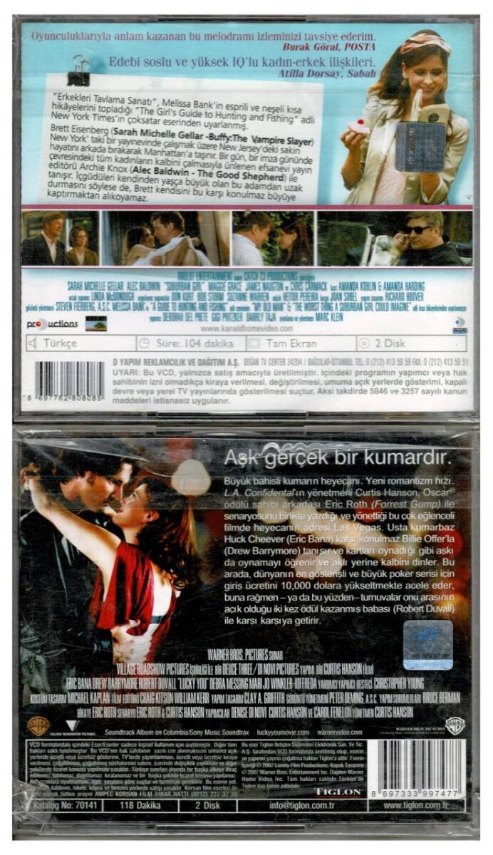 Erkekleri Tavlama Sanatı Şans Sende - 2 Adet VCD Film VCD994 - 2