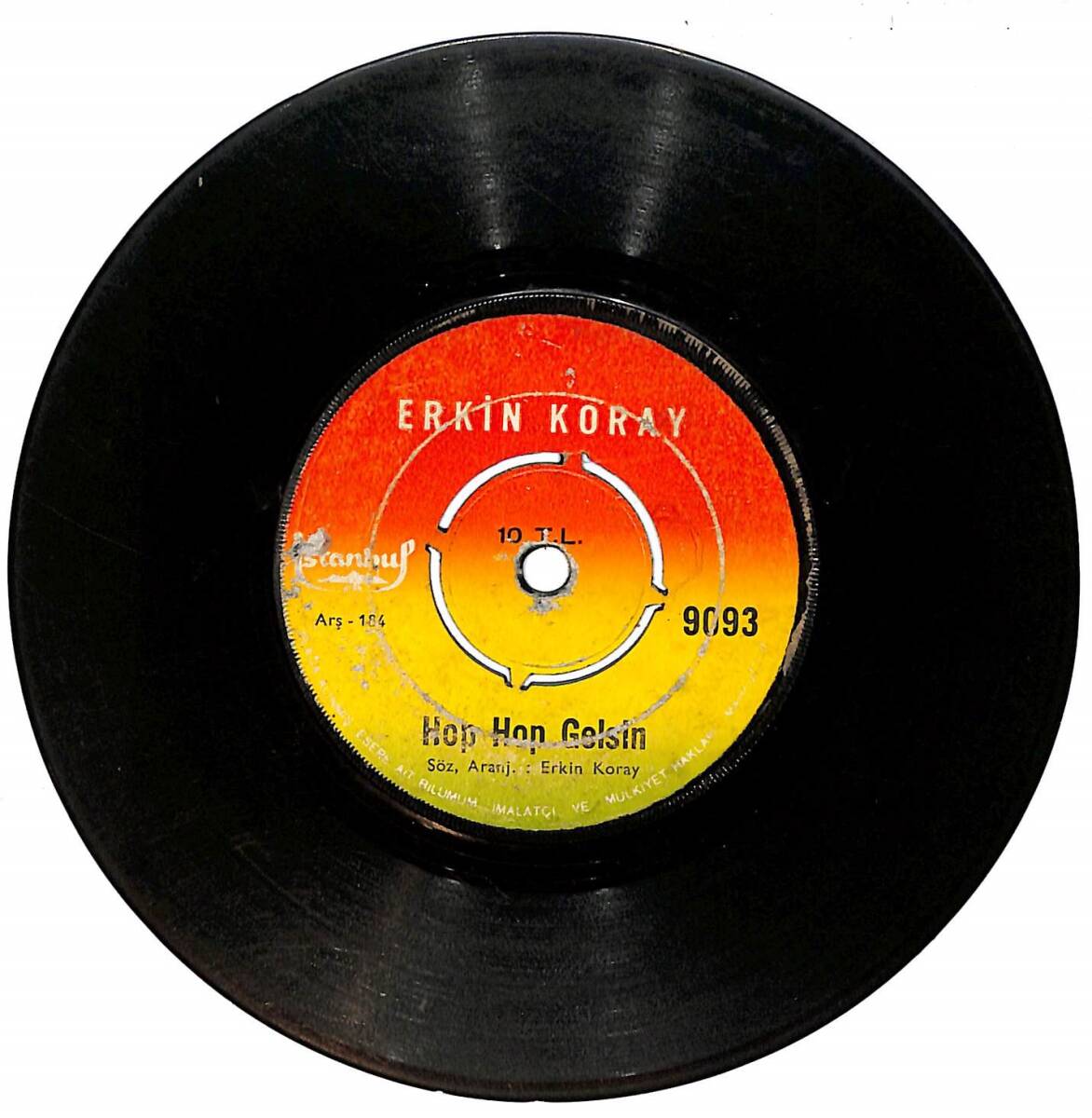 Erkin Koray - Çiçek dağı / Hop hop Gelsin Plak (10/6.5) PLK25316 - 2