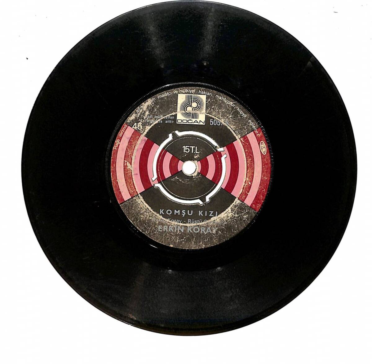 Erkin Koray – Komşu Kızı & Fesuphanallah Plak PLK26762 - 1