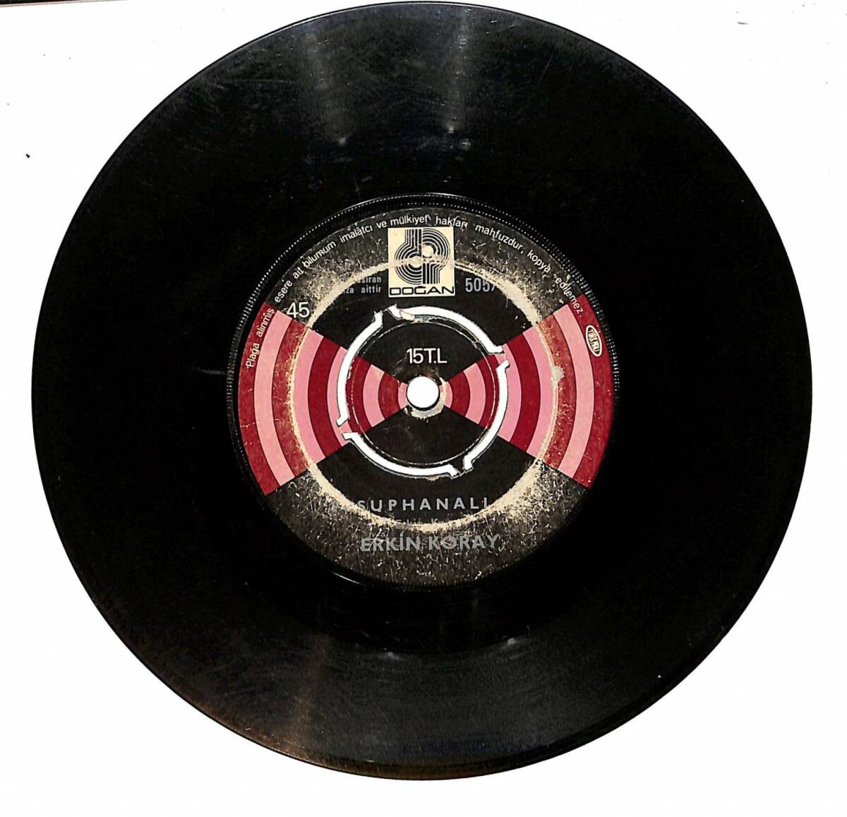 Erkin Koray – Komşu Kızı & Fesuphanallah Plak PLK26762 - 2