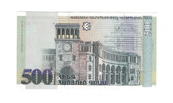 Ermenistan 500 Dram 1999 ÇİL YKP6304 - 2