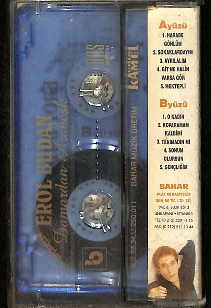 Erol Budan - Damardan Arabesk Kaset (İkinci El) KST28438 - 2