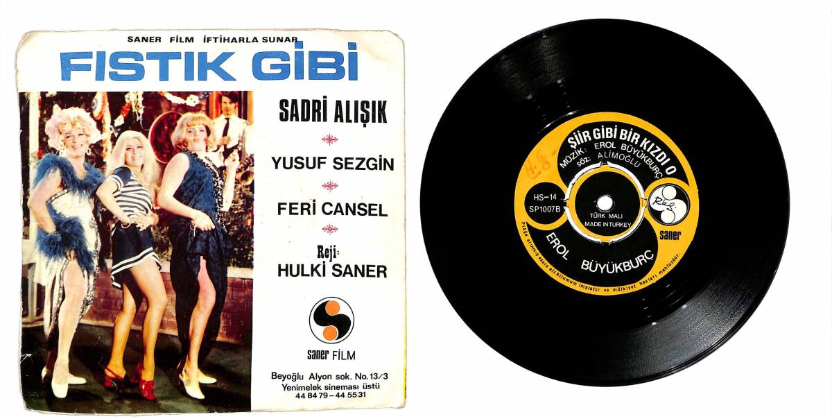 Erol Büyükburç – Fıstık Gibi & Şiir Gibi Bir Kızdı O 45'lik Plak (10/9) PLK27248 - 2