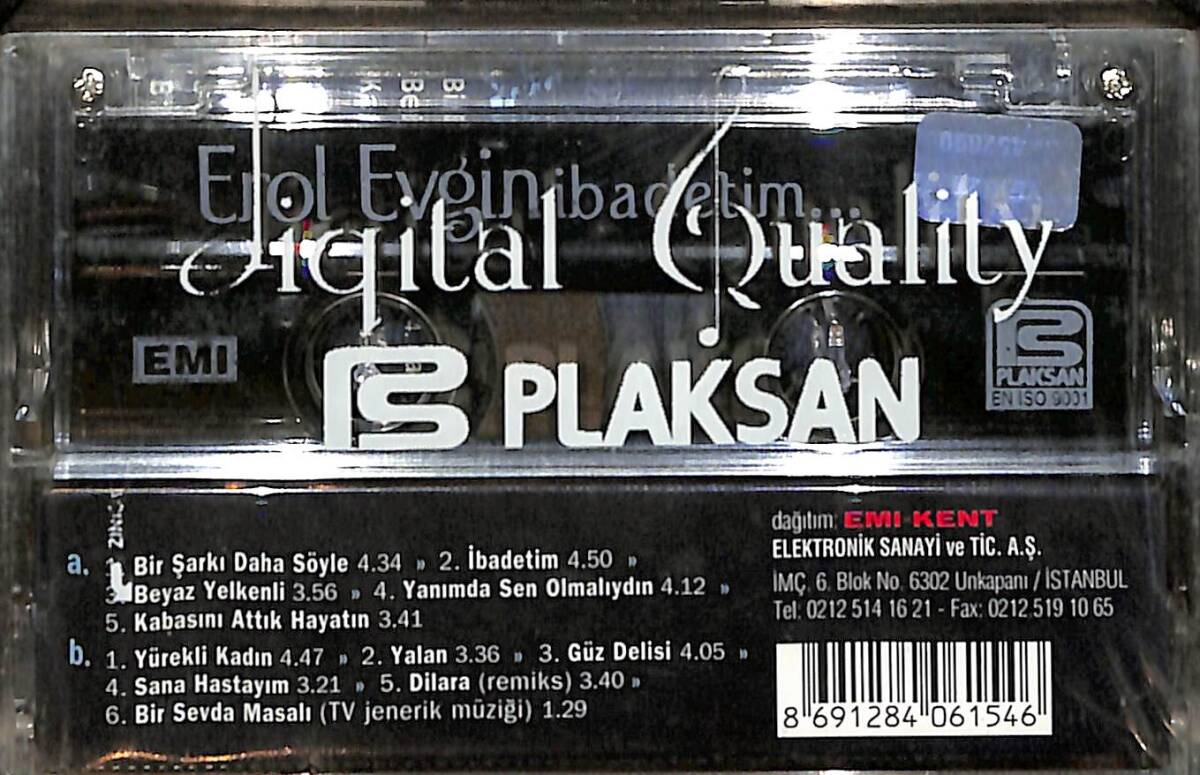 Erol Evgin - İbadetim... Kaset (Sıfır) KST28344 - 2