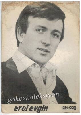 Erol Evgin Orta Boy Siyah Beyaz Kartpostal KRT1992 - 1
