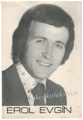Erol Evgin Siyah Beyaz Kartpostal KRT1991 - 1