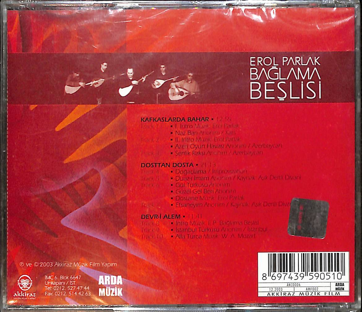 Erol Parlak - Bağlama Beşlisi CD (Sıfır) CD4213 - 2