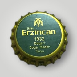 ERZİNCAN Doğal Maden Suyu Basılmamış Gazoz Kapağı CMK2-1212 - 3