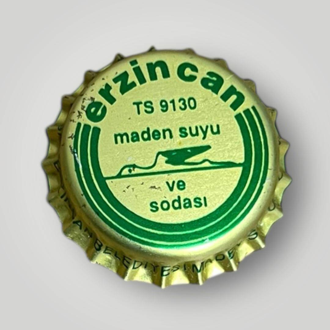 ERZİNCAN Maden Suyu ve Sodası Basılmamış Gazoz Kapağı CMK1-1190 - 3