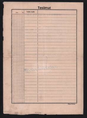 Erzurum 1949 Yılı Maliye Bakanlığı Kira Kontratosu HSS261 - 4