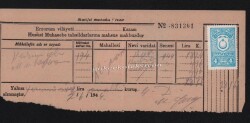 Erzurum İspir Vergi Tahsilat Makbuzu EFM171 - 1