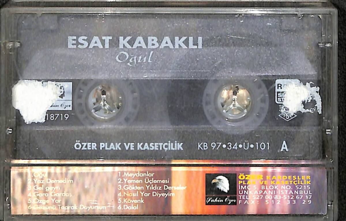 Esat Kabaklı - Oğul Kaset (İkinci El) KST27950 - 2