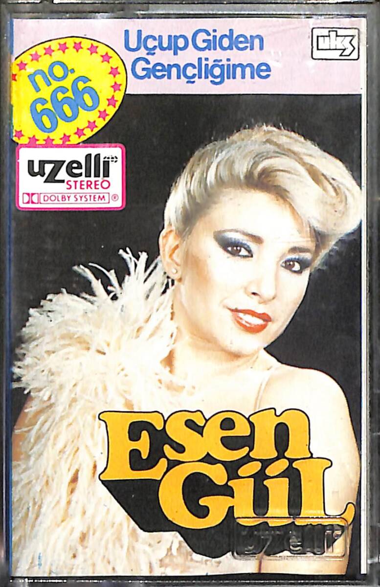 Esen Gül – Uçup Giden Gençliğime No.666 Orijinal Kaset (İkinci El) *Uzelli Baskı - Kırmızı Bandrol - 1983* KST29953 - 1