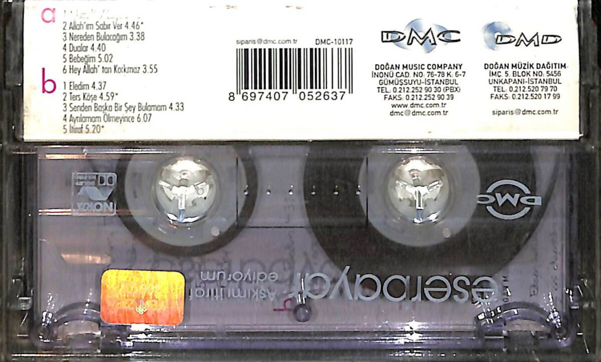 Eser Bayar - Aşkımı İtiraf Ediyorum Kaset (İkinci El) KST28359 - 2