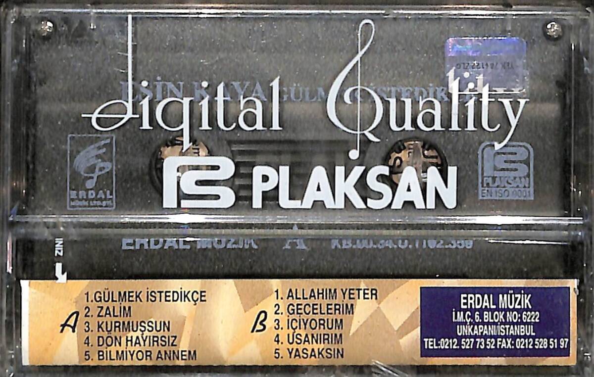 Esin Kaya - Gülmek İstedikçe Orijinal Kaset (Sıfır) KST30695 - 2