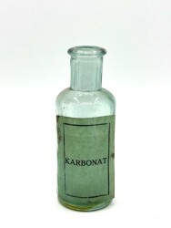 Eski 1950 ler Karbonat Cam Şişe (N) - 1