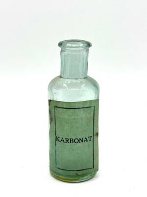 Eski 1950 ler Karbonat Cam Şişe (N) - 1