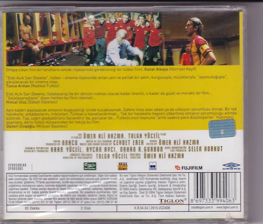 Eski Açık Sarı Desene VCD Film VCD15950 - 2