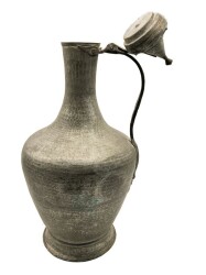 1954 Tarihli Eski El Dövme Bakır İbrik – 57 cm | Tarihli Nadir Parça AOB2856 - 3