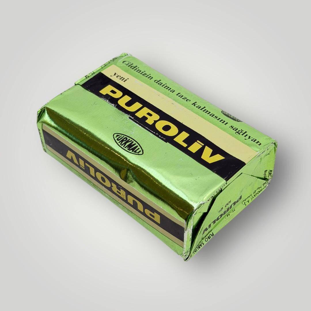 Eski Bakkal - 1980's Türk Malı Puroliv Tuvalet Sabunu *Cazibenizi Artırır* (Kullanılmamıştır) AOB5077 - 3