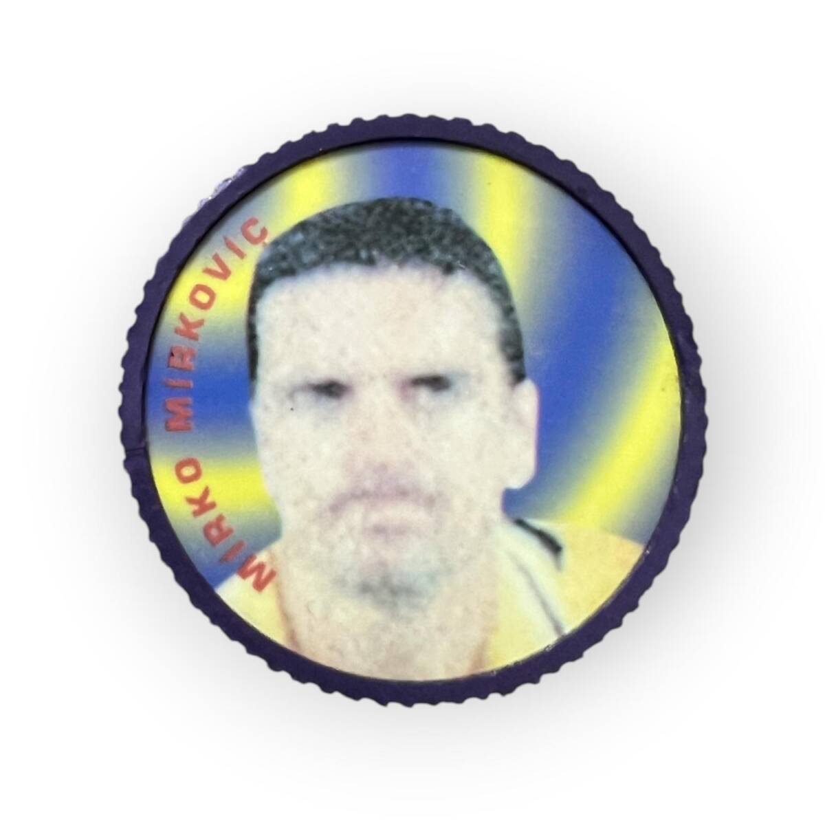 Eski Bakkal - 1990s Maç Taso '' Mirko Mirkoviç '' AOB5547 - 3