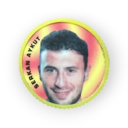 Eski Bakkal - 1990s Maç Taso ''Serkan Aykut' AOB5517 - 3