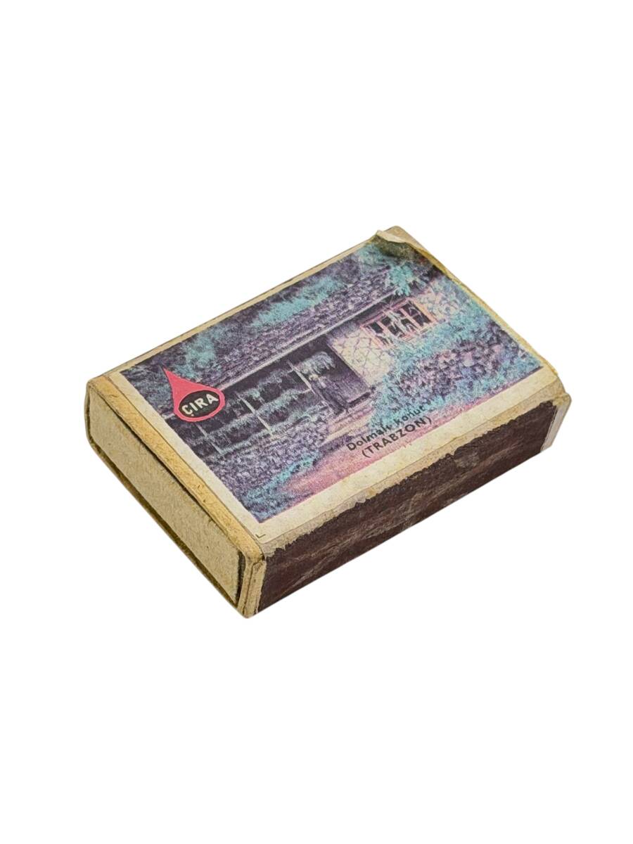 Eski Bakkal - Çıra Dolmalı Konut (Trabzon) Görselli Boş Kibrit Kutusu AOB5485 - 3