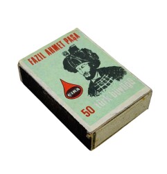 Eski Bakkal - Çıra Fazıl Ahmet Paşa Boş Kibrit Kutusu AOB5313 - Gökçekoleksiyon