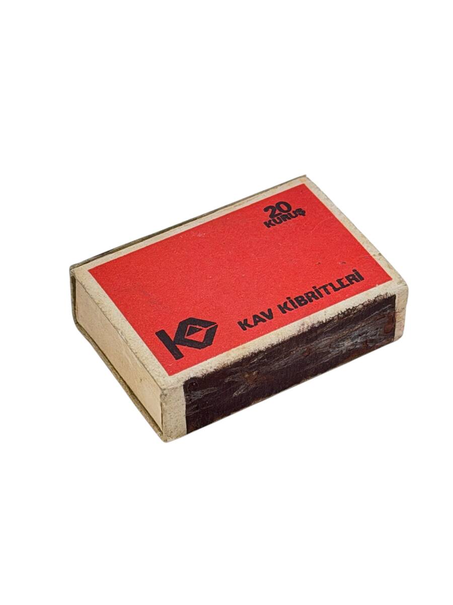 Eski Bakkal - Kav Kibritleri Boş Kibrit Kutusu AOB5506 - 2