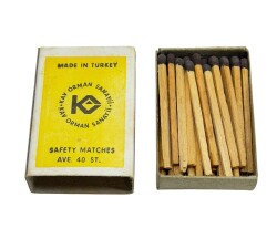 Eski Bakkal - Kav Orman Sanayii Dolu Paket Kibrit AOB5310 - 2