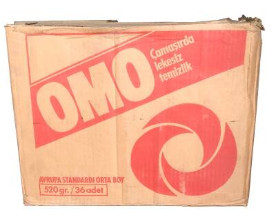 Eski Bakkal - Omo Deterjan Orta Boy Boş Koli (36 x520 gr.) AOB794 - 6