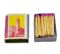Eski Bakkal - Tekel - Balıkesir Saat Kulesi Dolu Paket Kibrit AOB5296 - 2