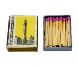 Eski Bakkal - Tekel - Çorum Saat Kulesi Dolu Paket Kibrit AOB5294 - 2