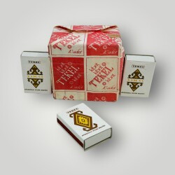 Eski Bakkal - Tekel İdaresi Anadolu Kilim Motifi Kibrit AOB5073 - Gökçekoleksiyon