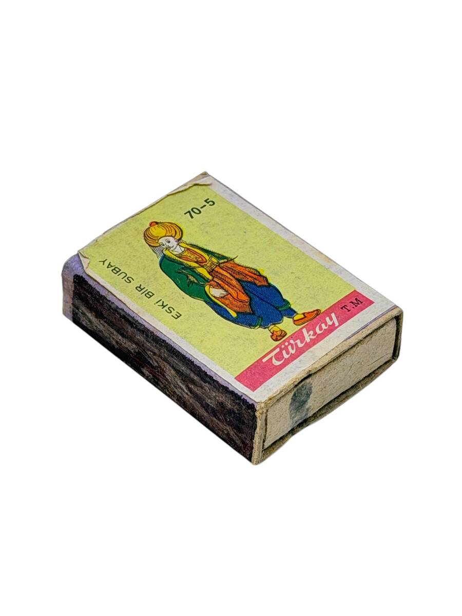Eski Bakkal - Türkay Eski Bir Subay Görselli Boş Kibrit Kutusu AOB5505 - 1