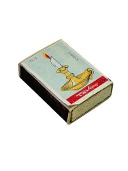 Eski Bakkal - Türkay Şamdan Görselli Boş Kibrit Kutusu AOB5498 - 3