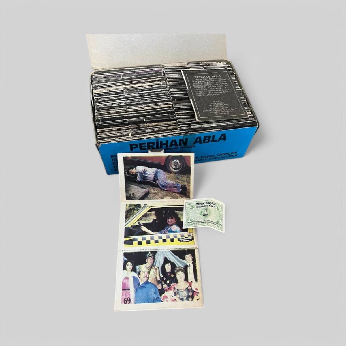 Eski Bakkaliye - 1980's PERİHAN ABLA SÜPRİZ HEDİYELİ OYUN KARTLARI #OYN201 - 1