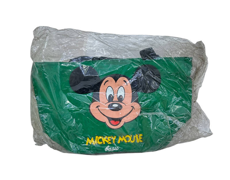  Eski Dönem Mickey Mouse Figürlü İlkokul Temel İhtiyaç Çantası (Sıfır Ürün) AOB4706 - 3