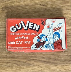 Eski Bakkaliye - GÜVEN Hareketli Şerit Çata-Pat Çatapat Dolu Kutu #BAK94 - 5