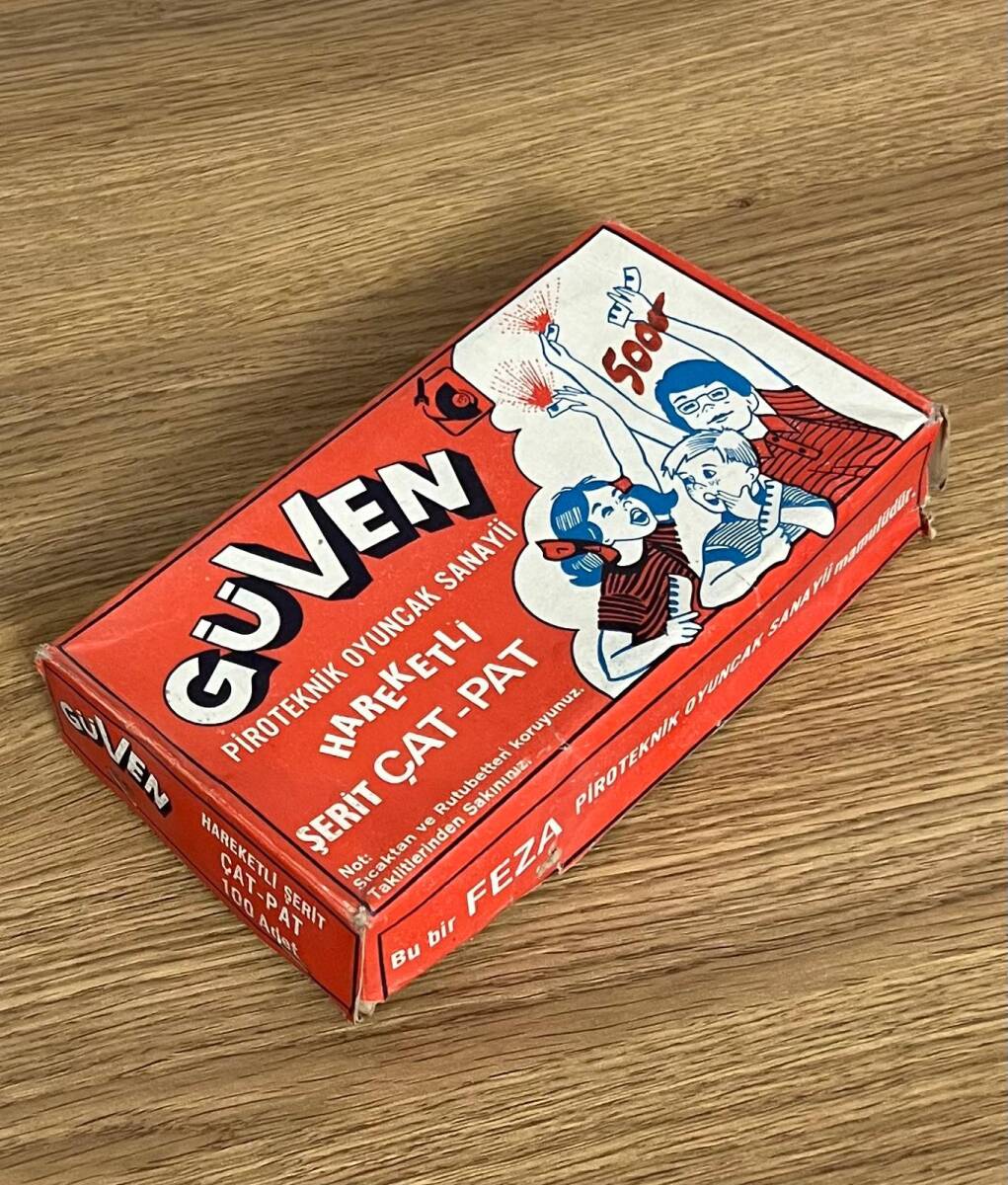 Eski Bakkaliye - GÜVEN Hareketli Şerit Çata-Pat Çatapat Dolu Kutu #BAK94 - 2