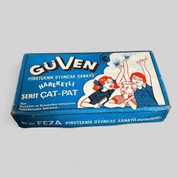 Eski Bakkaliye - GÜVEN Hareketli Şerit Çata-Pat Dolu Kutu #BAK73 (N) - 