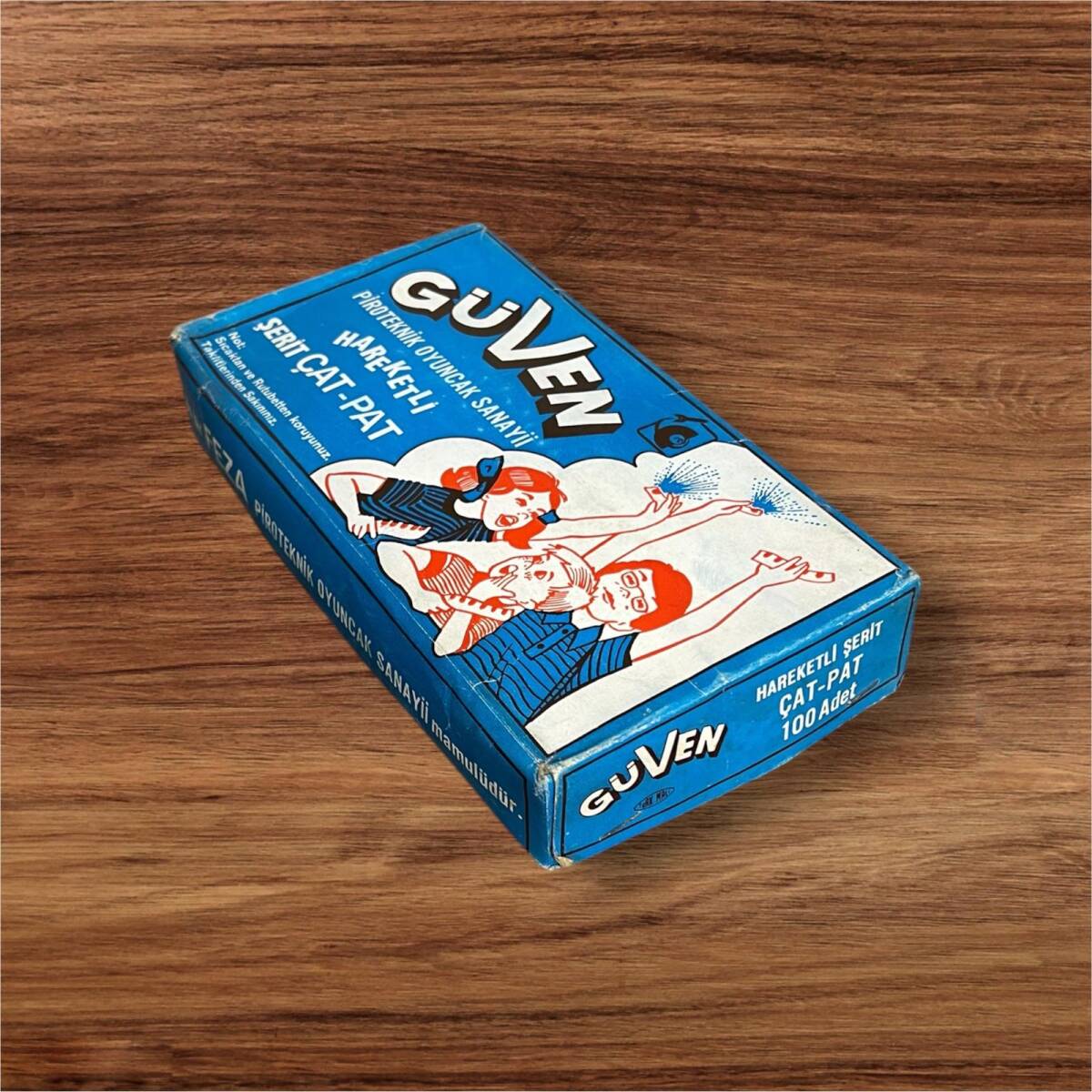 Eski Bakkaliye - GÜVEN Hareketli Şerit Çata-Pat Dolu Kutu #BAK73 (N) - 4